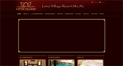 Desktop Screenshot of lotusvillageresort.com